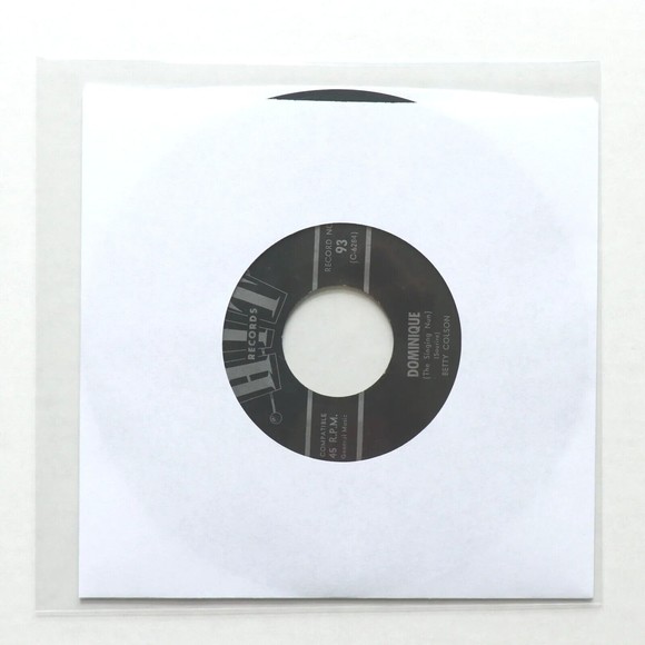Betty Colson / Tom Tripp 45 rpm Vinyl Dominique / Since I Fell For You 7" Single - Picture 10 of 10